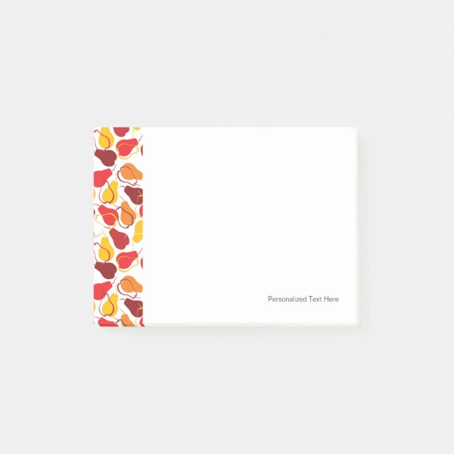Post-it® Motif avec des poires (Devant)