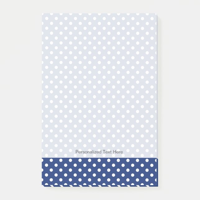 Post-it® Motif avec le pois blanc (Devant)