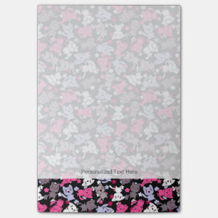 Post-it® motif avec les chats mignons 3 de griffonnage de