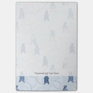 Post-it® motif avec un grizzli