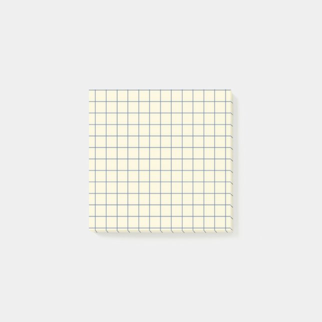 Post-it® Motif blanc Clean Grid Design Office (Devant)