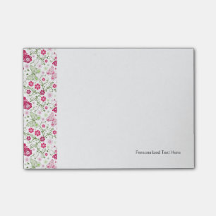 Post-it® Motif blanc floral