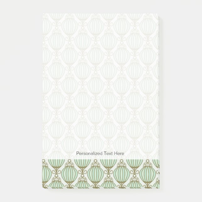 Post-it® Motif bleu de Motton (Devant)