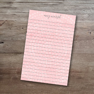 Post-it® Motif Boho Dot moderne avec nom de script bounce