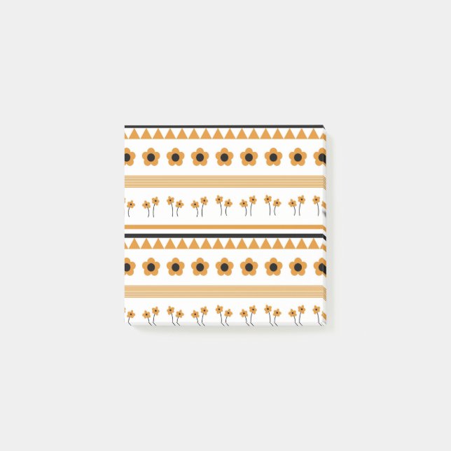 Post-it® Motif Boho triangle de bordure (Devant)