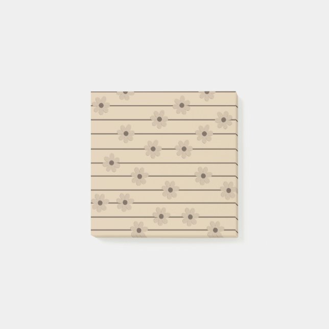 Post-it® Motif Brown de Khaki  à bande horizontale Y2K (Devant)