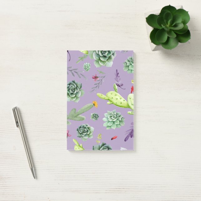 Post-it® Motif Cactus 7 (Bureau)