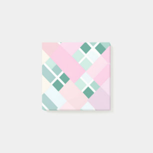 Post-it® Motif carreaux de Buffalo pastel cottagecore rusti