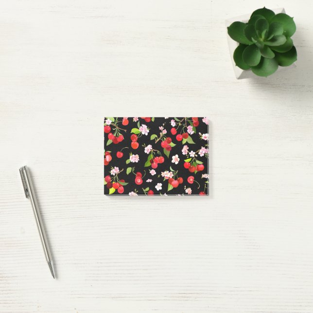Post-it® Motif cerise 2 (Bureau)