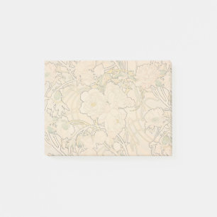 Post-it® Motif classique Art nouveau de jardin de pivoines 