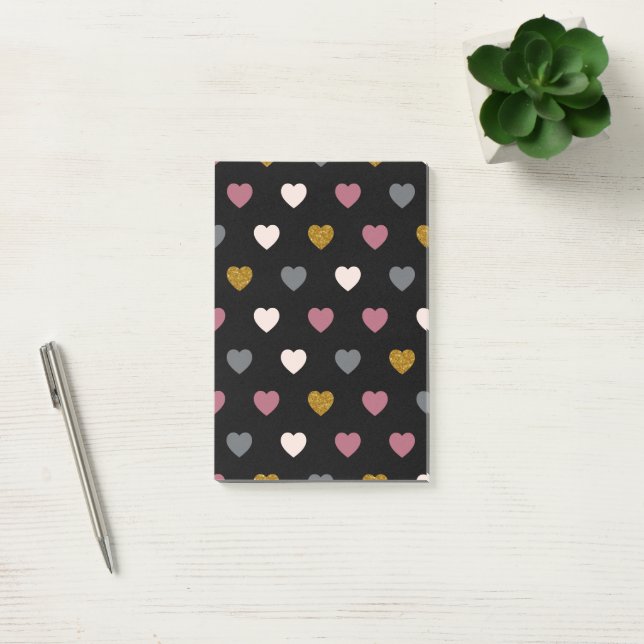 Post-it® Motif Cœurs 30 (Bureau)