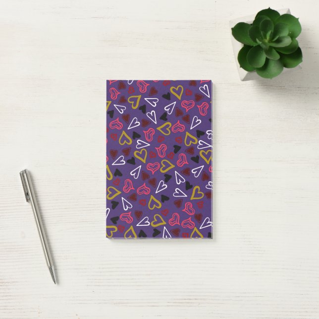 Post-it® Motif Cœurs 32 (Bureau)