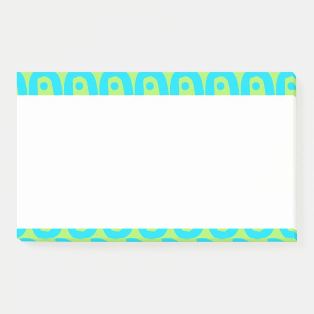 Post-it® motif coloré moderne (Devant)