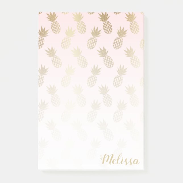 Post-it® Motif d'ananas (Devant)