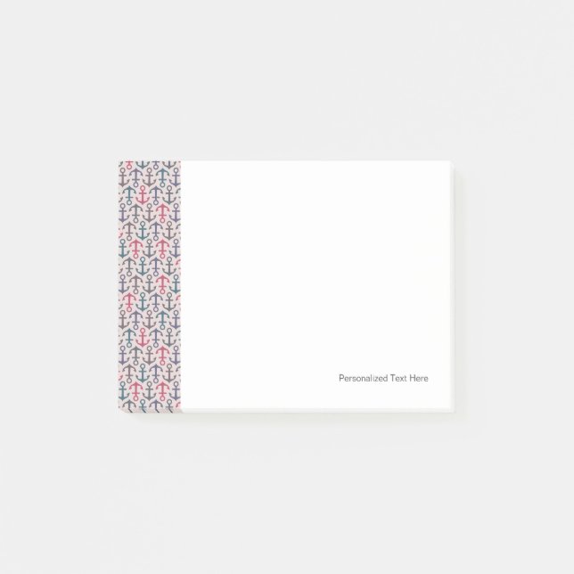 Post-it® Motif d'Ancre (Devant)