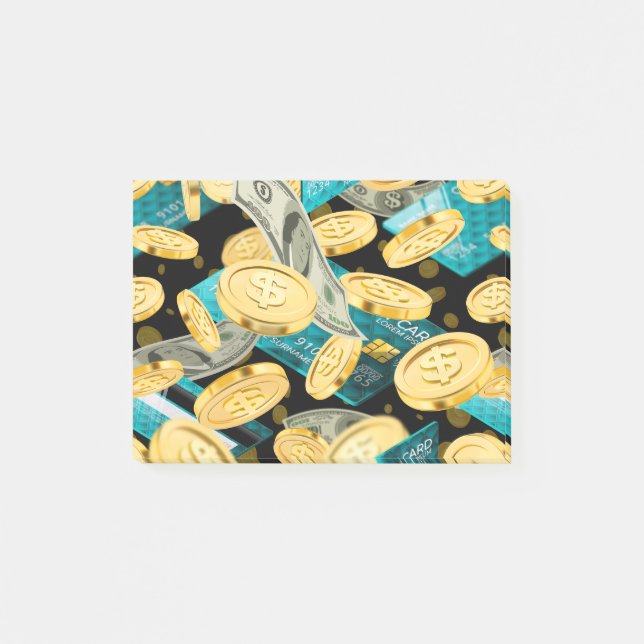 Post-it® Motif d'argent 2 (Devant)