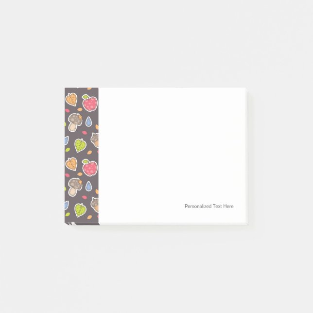 Post-it® motif d'automne (Devant)