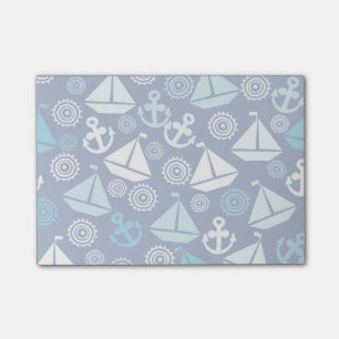 Post-it® Motif de bande dessinée avec des voiliers