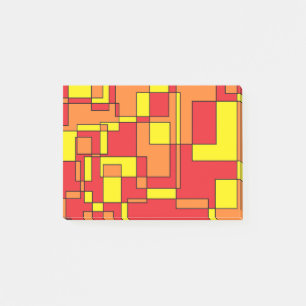 Post-it® Motif de briques Abstrait