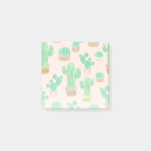 Post-it® Motif de cactus pointillés