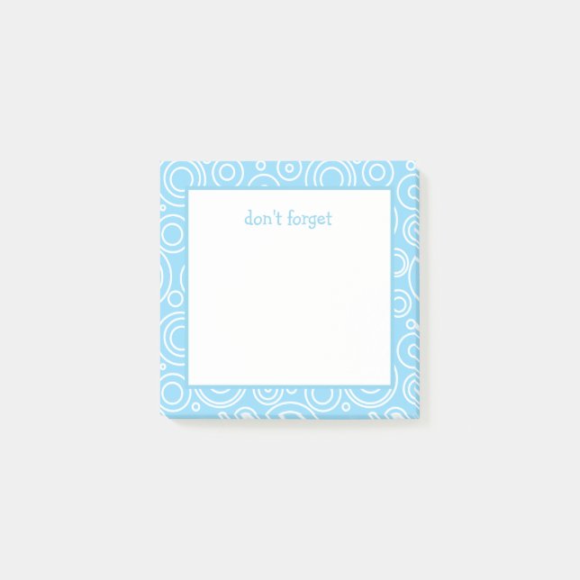 Post-it® Motif de cercle amusant (Devant)
