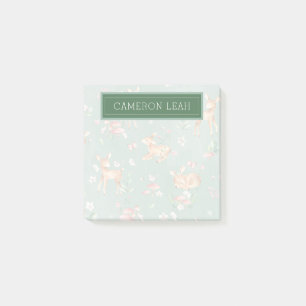 Post-it® Motif de cerfs à l'aquarelle