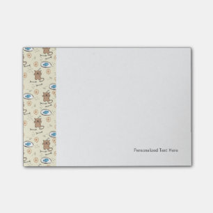 Post-it® motif de chat et de poissons