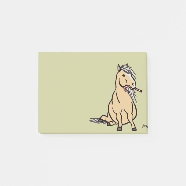 Post-it® Motif de Cheval coloré (Devant)
