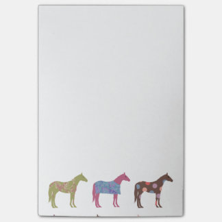 Post-it® Motif de cheval coloré
