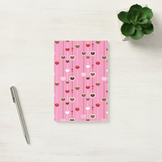 Post-it® Motif de coeur 27 (Bureau)