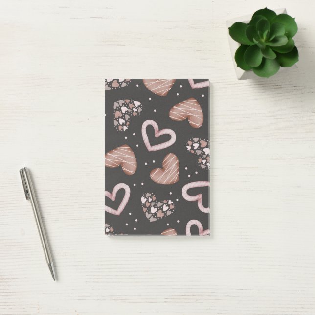Post-it® Motif de coeur 35 (Bureau)