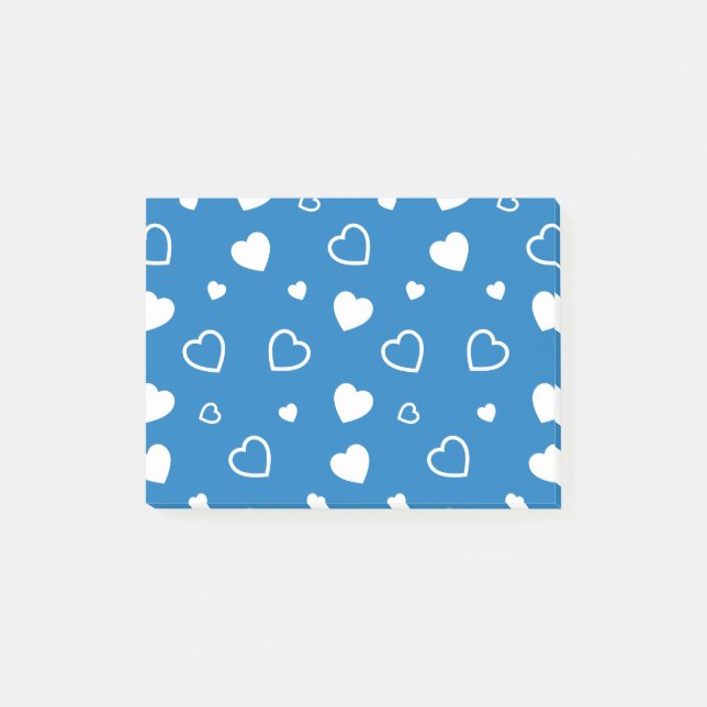 Post-it® Motif de cœurs stylisés 7 (Devant)