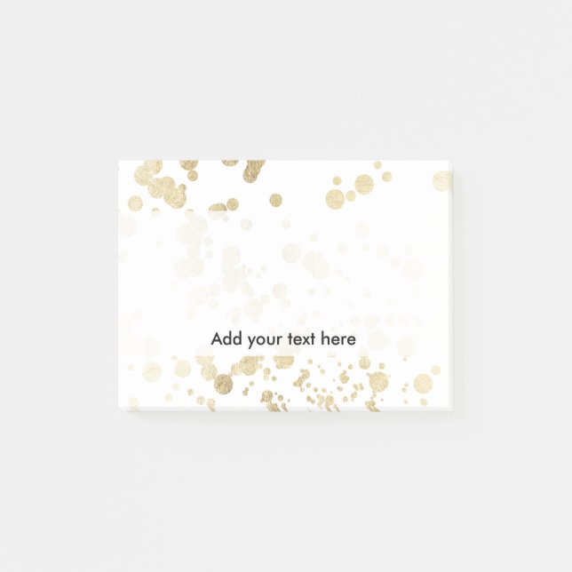 Post-it® motif de confetti moderne et tendance (Devant)
