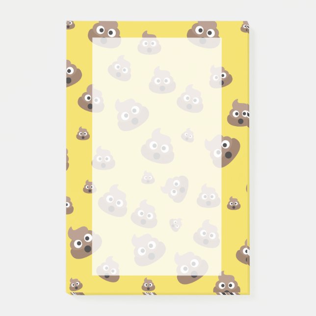 Post-it® Motif de Cute Poop Emoji (Devant)