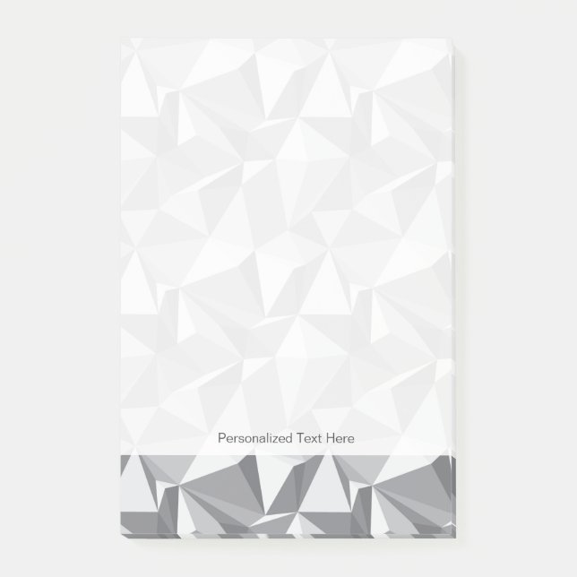 Post-it® Motif de diamant - polygone abstrait (Devant)