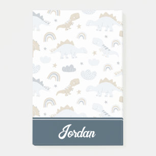 Post-it® Motif de dinosaure arc-en-ciel mignon