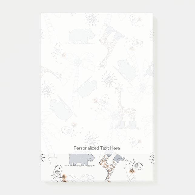 Post-it® motif de doodle 2 (Devant)