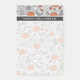 Post-it® Motif de doodle pour les enfants mignons Halloween