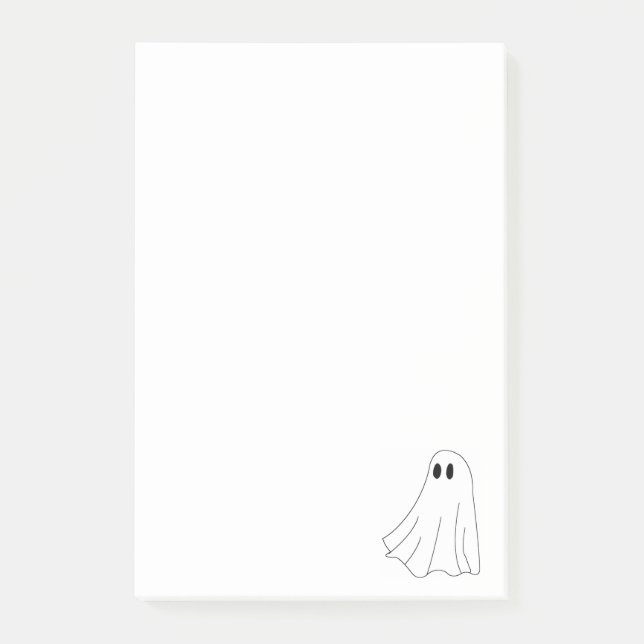 Post-it® Motif de fantôme pastel mignon (Devant)