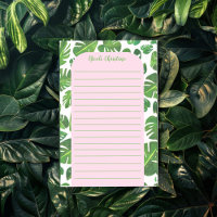 Motif de feuille de monstère tropicale CUSTOMISÉ