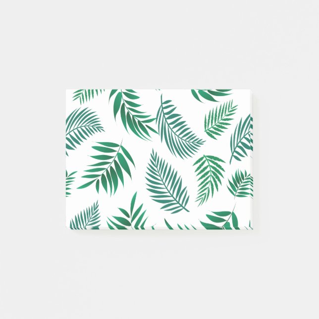 Post-it® Motif de feuilles tropicales (Devant)