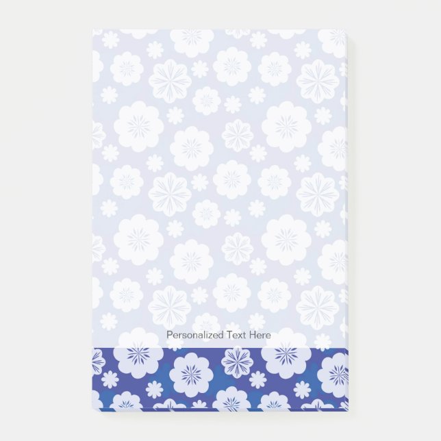 Post-it® motif de fleur (Devant)