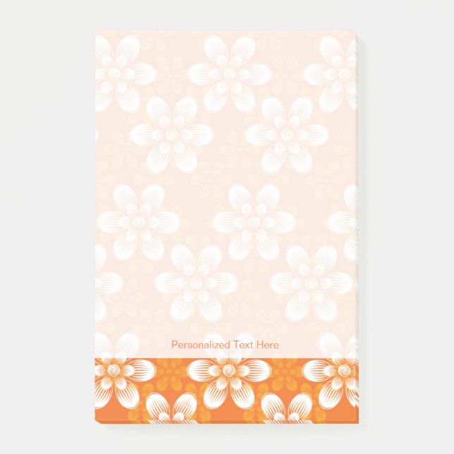 Post-it® Motif de fleurs (Devant)