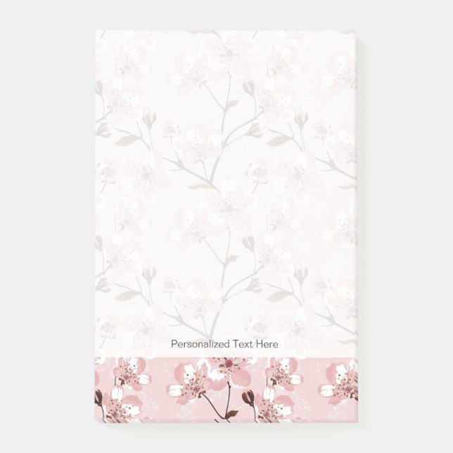 Post-it® Motif de fleurs de fleurs de cerisier (Devant)