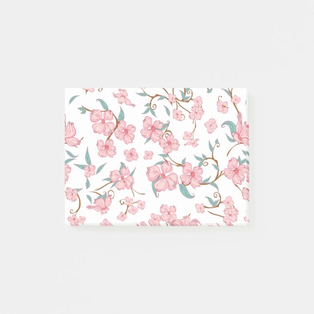 Post-it® Motif de fleurs effrayantes (Devant)