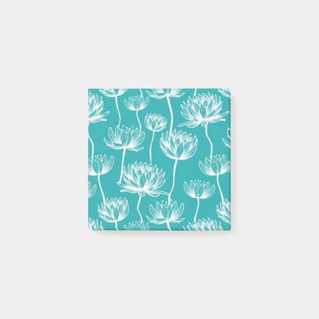 Post-it® Motif de fleurs Lotus (Devant)