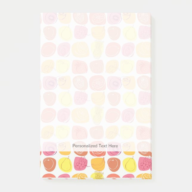 Post-it® Motif de fruit (Devant)