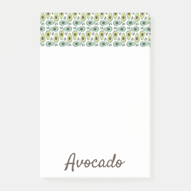 Post-it® Motif de fruit d'avocat  (Devant)