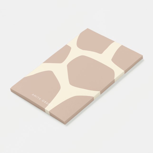 Post-it® Motif de girafe moderne (Incliné)