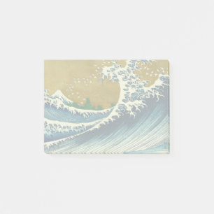 Post-it® Motif de la Grande Vague de Hokusai : Art Ukiyo-e